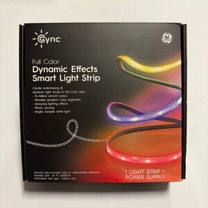 Cync GE 16ft Smart Multicolor LED Light Strip Dynamic Effects Music Sync WiFi